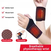 magnetic therapy self heating support wrist brace wrap heated hand warmer compression pain relief wristband belt