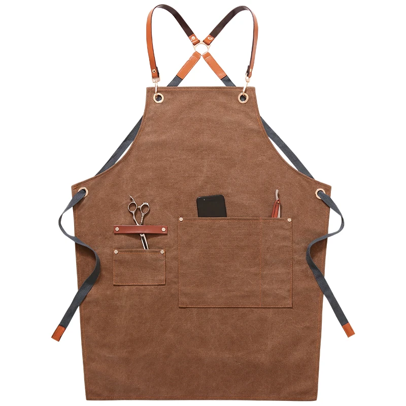 

Apron Denim Barista Milk Tea Shop Baking Men and Women Hairdressing Manicure Overalls Children's Art