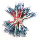 50 шт. 12 мм WS2811 полноцветный светодиодный пиксельсветильник световой модуль DC 5 в водонепроницаемый RGB цвет 2811 1903 IC цифровой светодиодный Рождественский свет