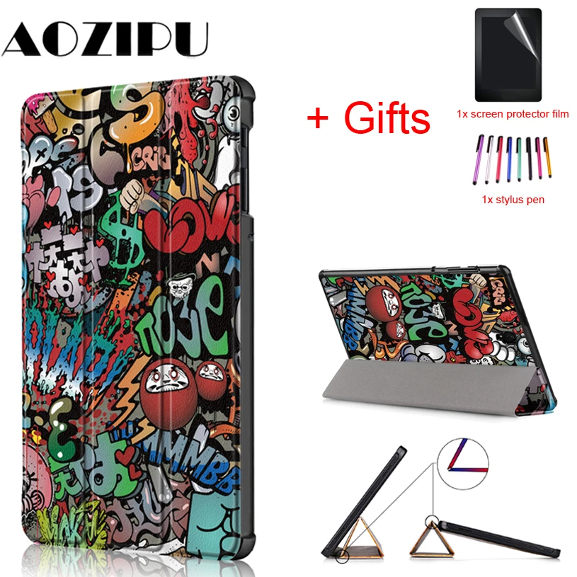 

Ультра тонкий чехол для Samsung Galaxy Tab S4 10,5 SM-T830 T835 T837 2018 10,5 дюймов планшет из искусственной кожи Защитная подставка Funda