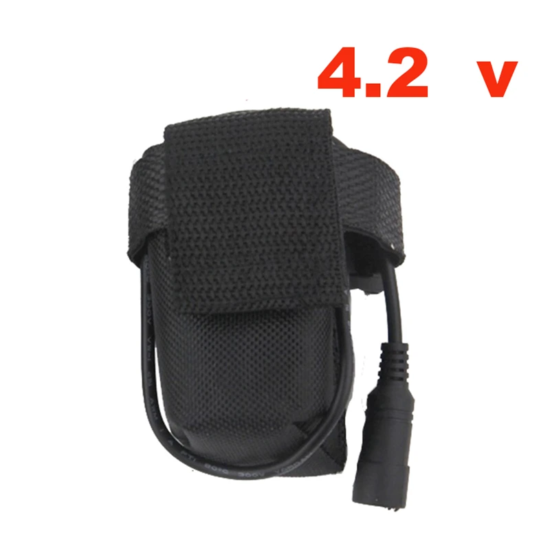 Аккумуляторная литиевая батарея для велосипедного фонаря 4*18650 6400 мАч | Спорт и