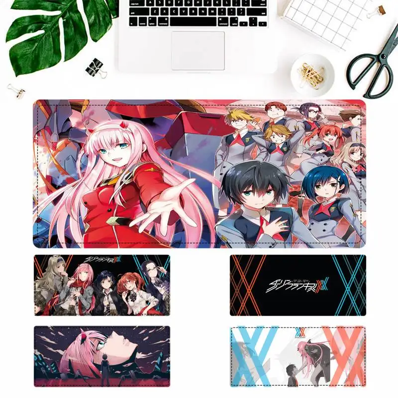

Luxury Anime Darling in the FranXX Mouse Pad Gaming MousePad Large Big Mouse Mat Desktop Mat Computer Mouse pad For Overwatch