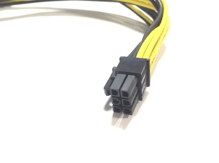 Видеокарта PCI-E 16AWG/18AWG двойная 6-контактная гнездовая и Штекерная Y-образная VGA 2*6