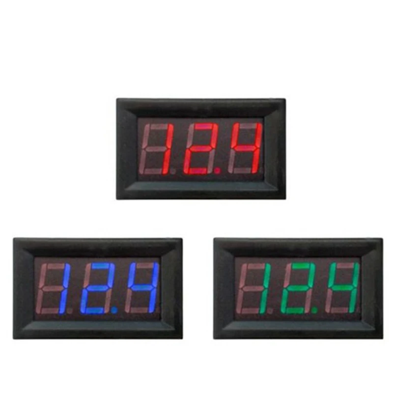 

10 шт. 0,56 дюймов 3-30V Цифровой 0,56 дюймов светодиодный Дисплей Панель Напряжение Вольтметр 3 жилы 3 три Напряжение метр