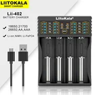 Аккумуляторная батарея Liitokala Lii-402 18650 3,7 V 3,2 V LiFePO4 3,85 V 26650 20700 14500 21700 25500 V NiMH