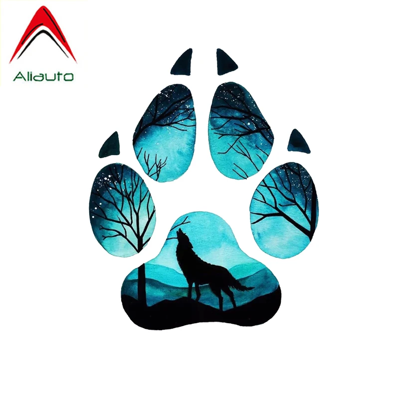 

Автомобильная наклейка-пазл "Волчья нога" для мотоцикла, ПВХ наклейка для Peugeot, Skoda, Volvo, Honda Civic, Mitsubishi,13 см * 16 см