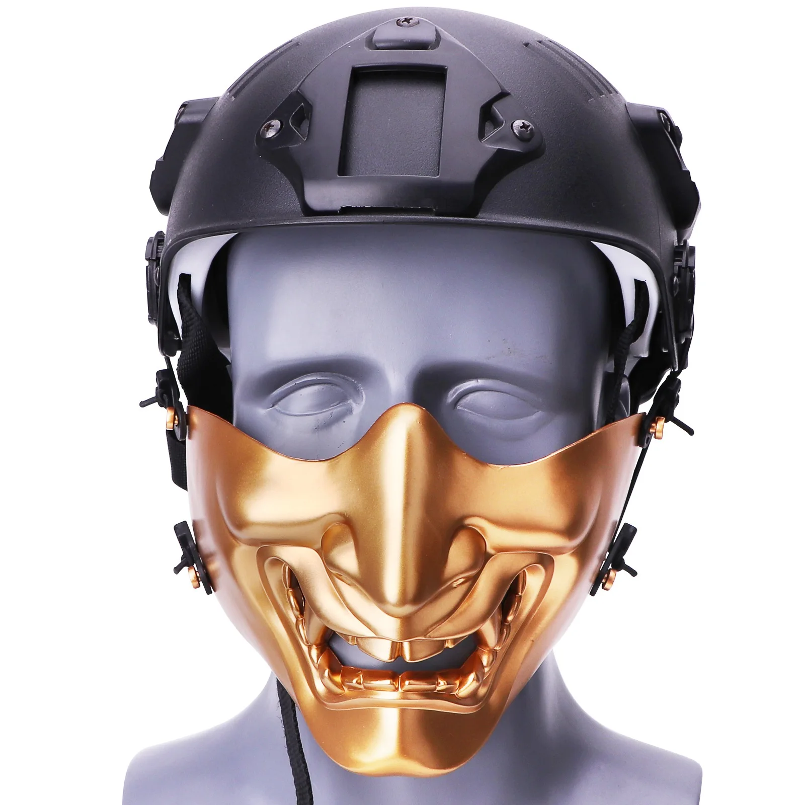 Тактические Защитные полумаски ужас Самурай фестиваль вечерние НКА Хэллоуин