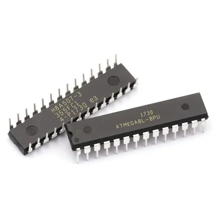 2 шт./лот ATMEGA8L-8PU DIP28 IC MCU 8BIT 8KB флэш-28DIP ATMEGA8L-8 PU 8-битный AVR с 8 к байт в системы