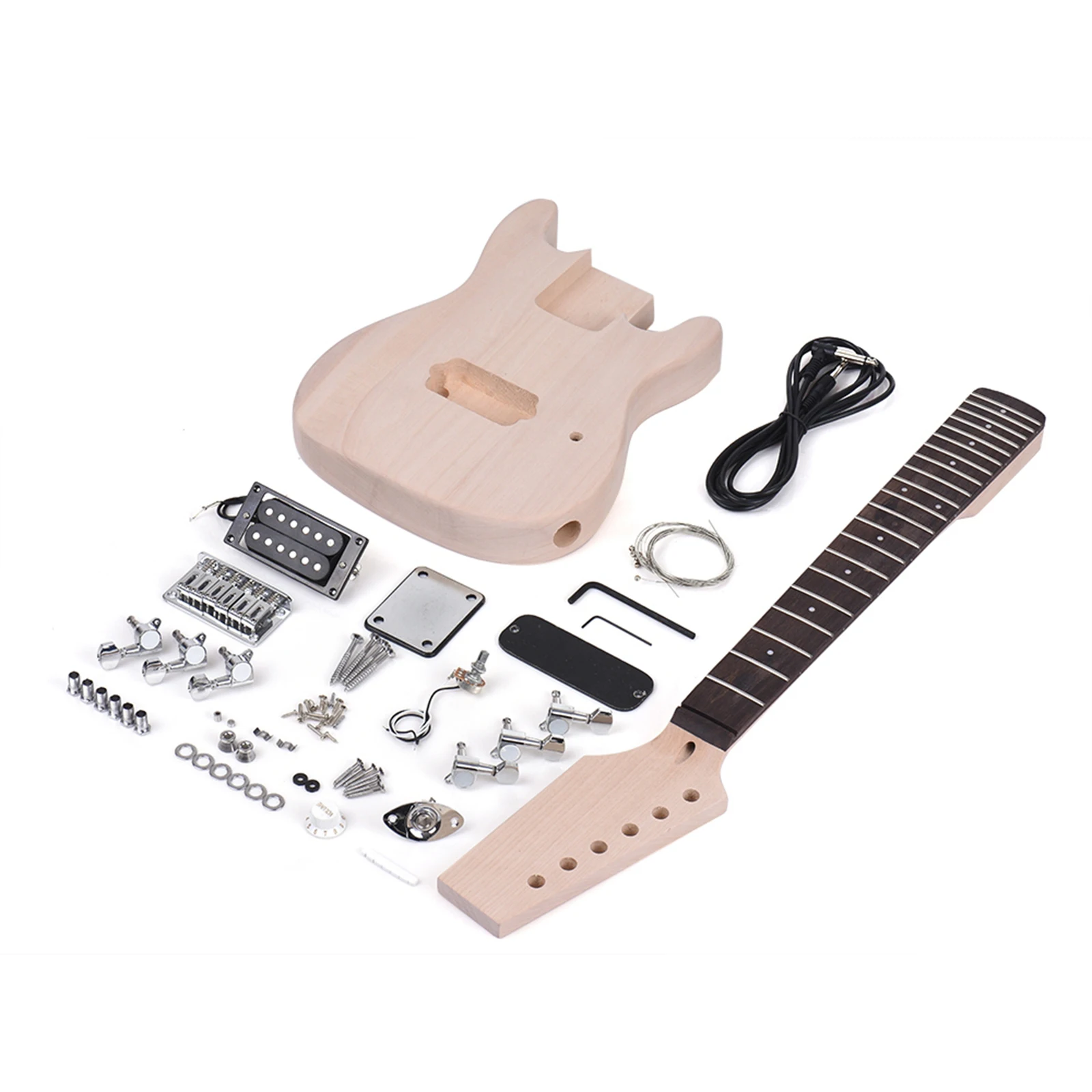 

Guitar Body DIY Parts Wooden Body Easy and Convenient to Install and DIY Your Own Guitar