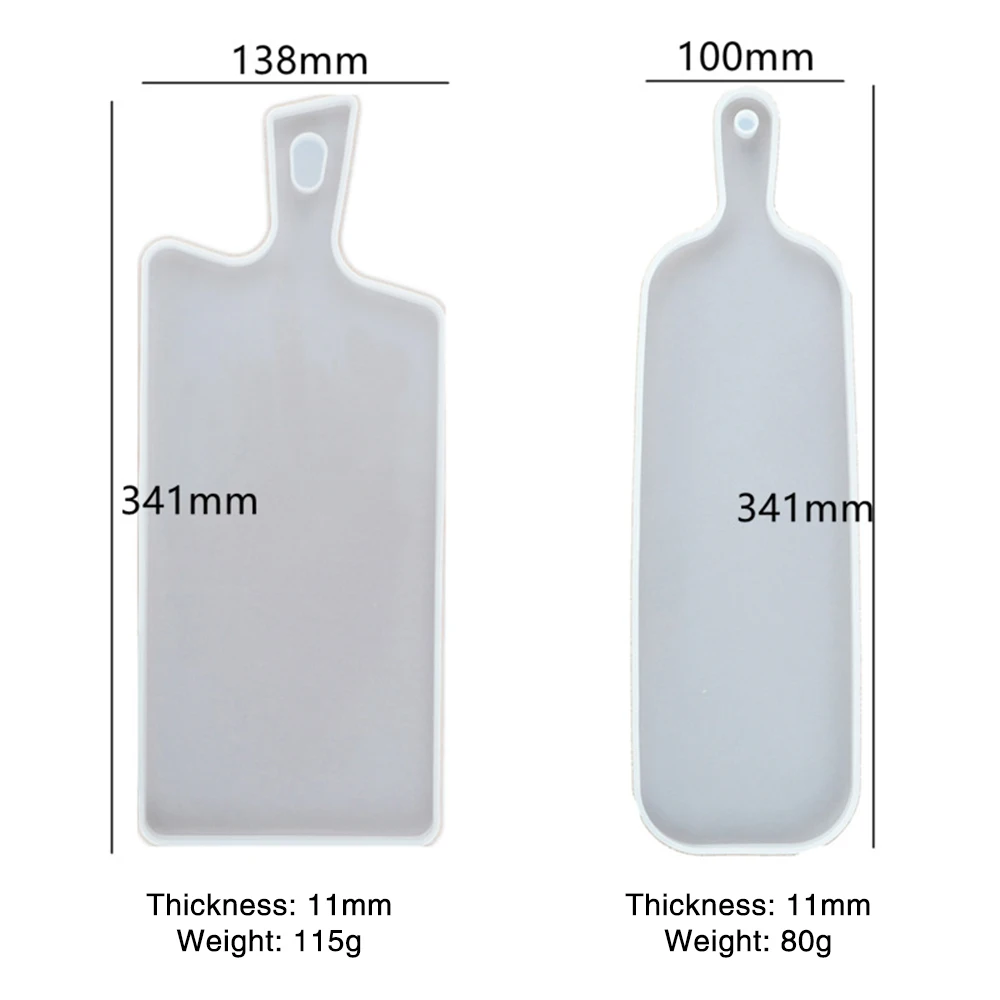 

Resin Mold Coaster Handle Tray Rectangle Silicone Mold Home Table Decoration DIY Resin Crafts Mirror Silicone Christmas Gifts