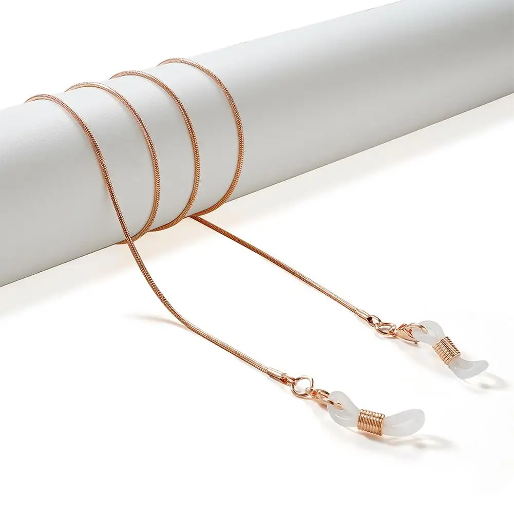 

1pcs Eyeglass Strap Reading Glasses Hanging Chain Fashion Sunglasses Spectacles Holder Neck Cord Glasses Slip Metal Chain