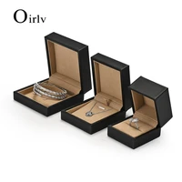 oirlv pu leather ring box earring box necklace box bracelet box jewelry storage box birthday jewelry storage box