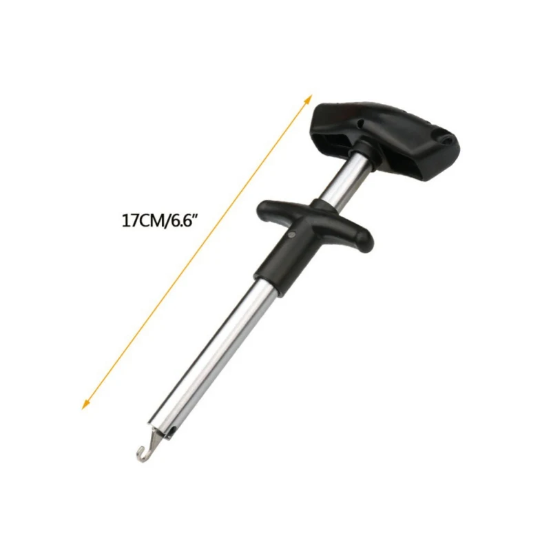 

Lightweight T-Shaped Fishing Lure Remover Aluminum Tube Hooks Detacher Portable Fish Hooks Out Extractor Fishing Accessories