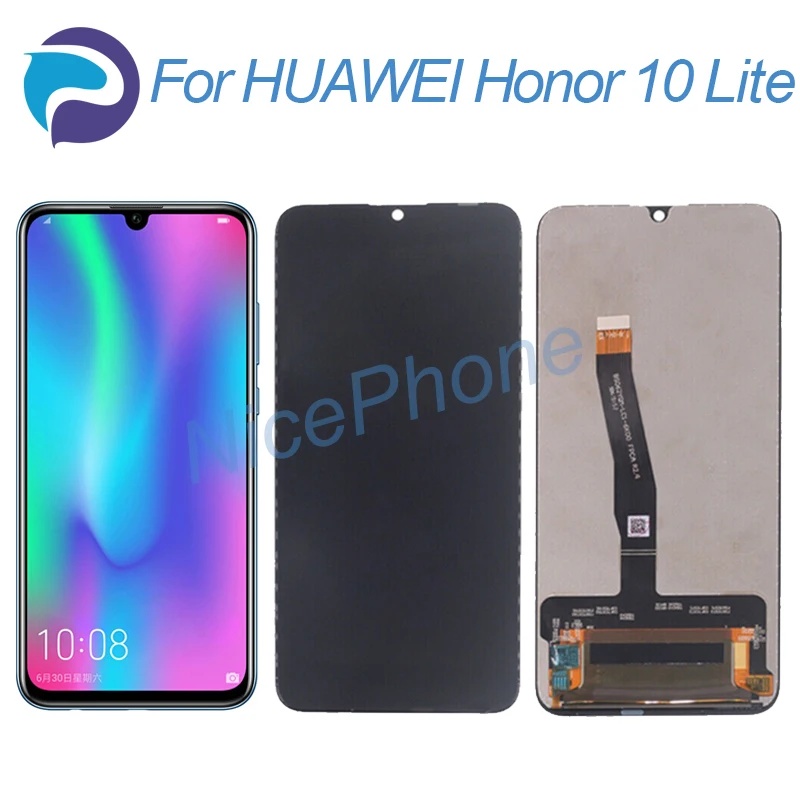 

ЖК-дисплей для Honor 10 Lite, дигитайзер в сборе, сенсорный ЖК-дисплей, сенсорный экран HRY-LX1/LX1MEB/LX2/AL00a/AL00/TL00