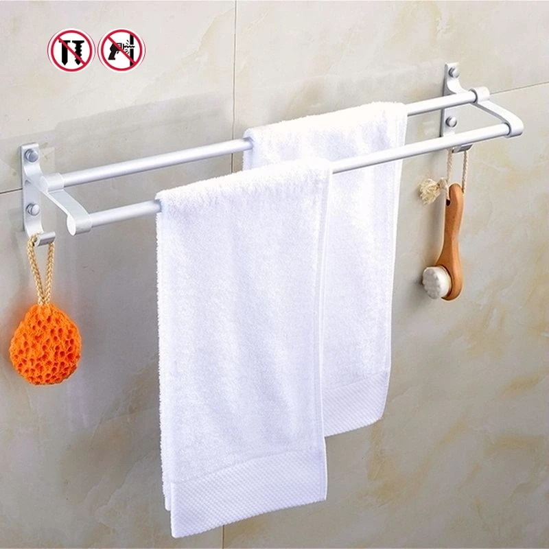 Ванная комната вешалка для полотенец Дырокол Туалет Ванна Полка пространство