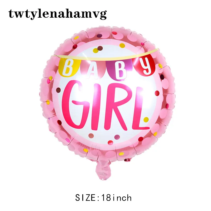 Новые синие Розовые 18 дюймов для маленьких мальчиков и девочек юбилей вечерние