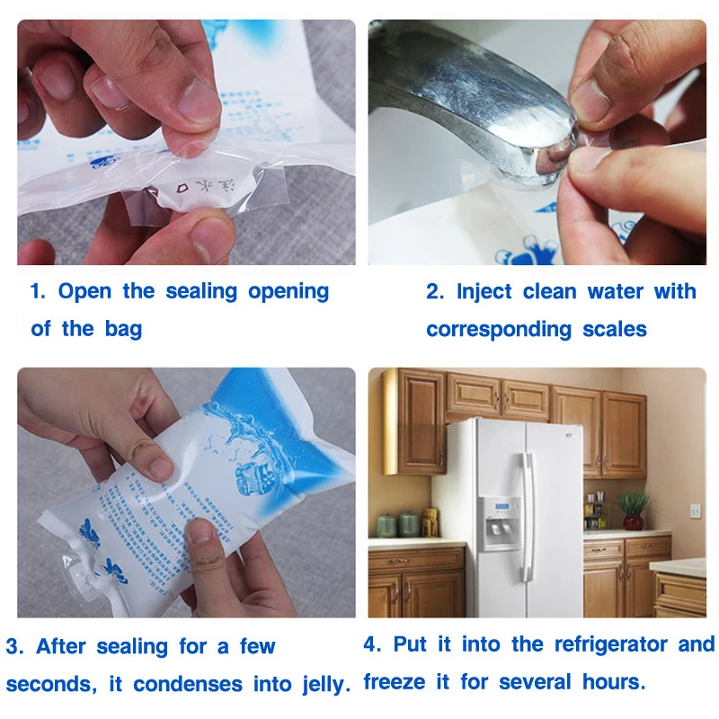 Недорогая многоразовая сумка-холодильник Brilljoy гелевая упаковка для льда сухих и