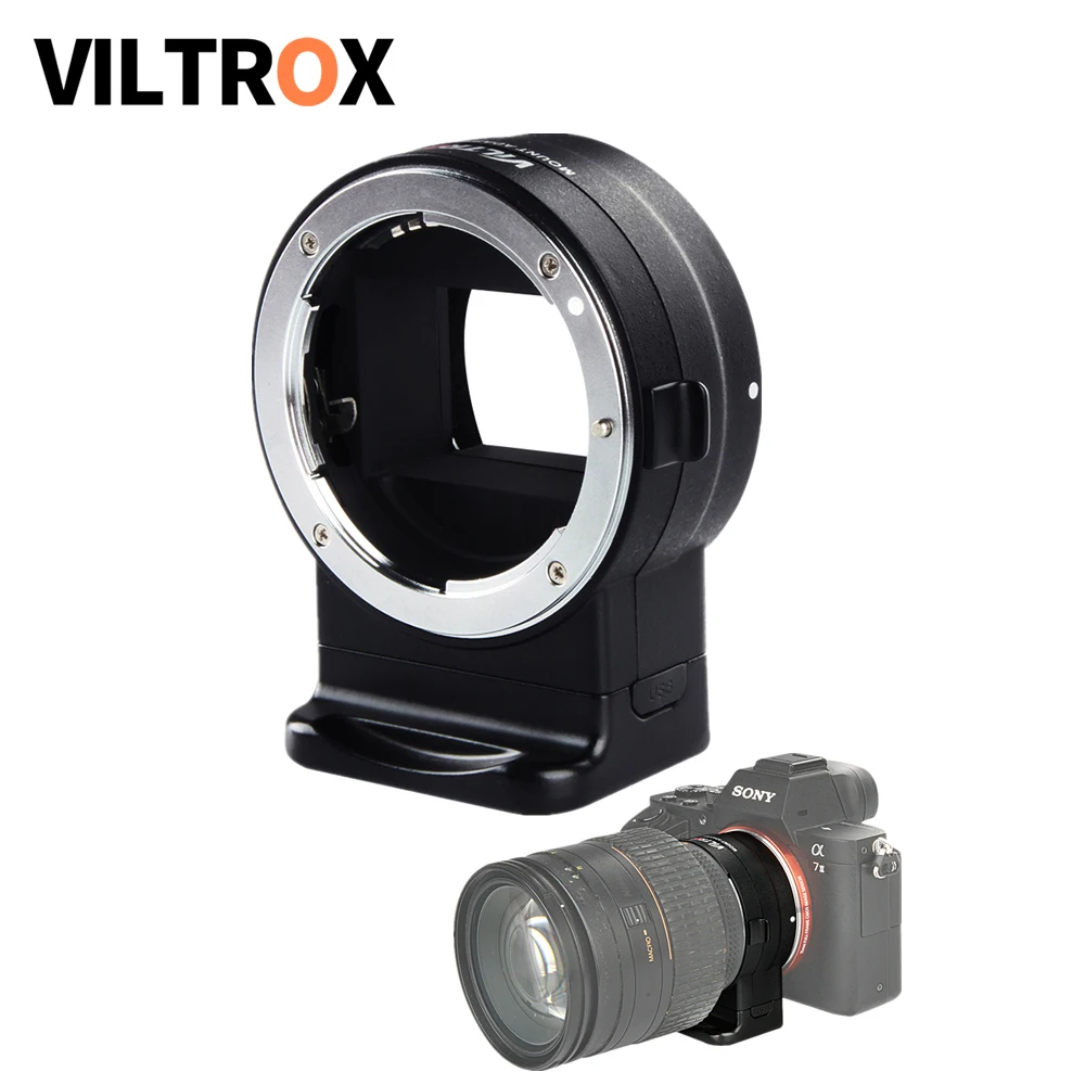 VILTROX NF-E1 адаптер для объектива с автофокусом управление диафрагмой для объектива Nikon F для sony E mount A9 A7II A7RIII A7SII A6500 A6300 камера