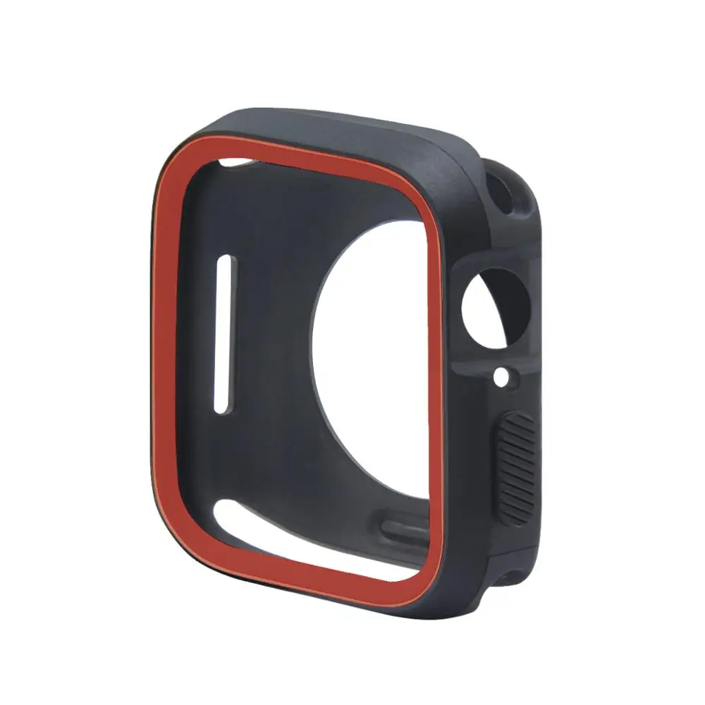 RB Защитный чехол для Apple Watch, версии 5/4/3/2/1 40 мм 44 Ni ke стиль Мягкий силиконовый чехол s для наручных часов iWatch серии 5 4, 2, 3, ремешок 42 мм, 38 мм - Цвет: RB