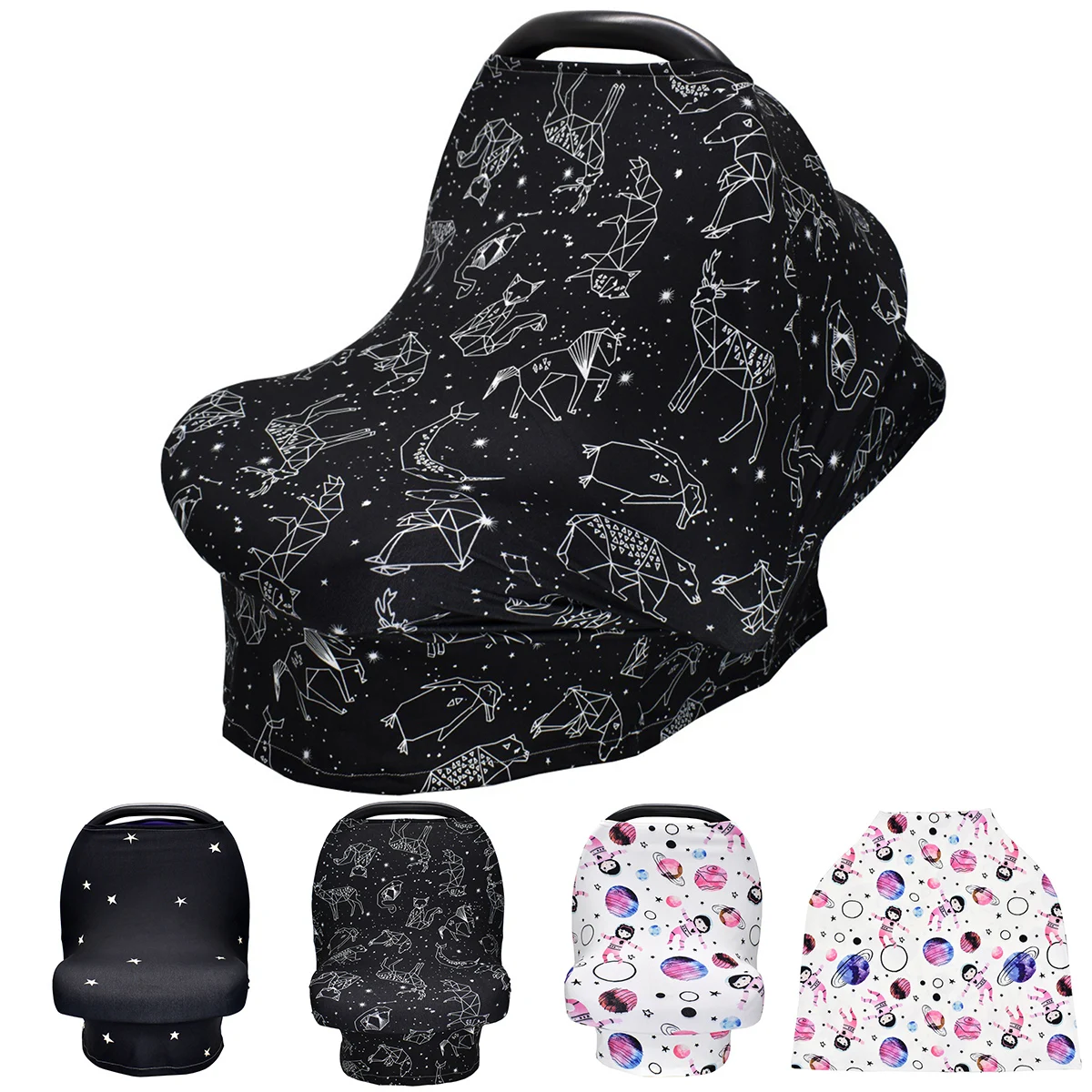 Многофункциональный эластичный чехол для детского автокресла кормления грудью