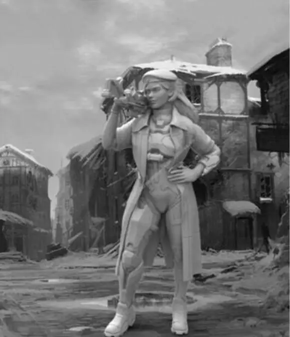 1/35 набор для моделирования из смолы фигурка женщина солдат|Наборы сборки