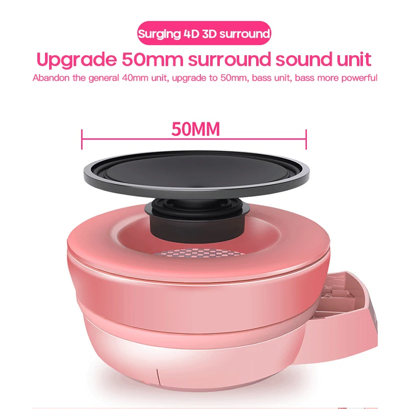 7 1 канальный розовая гарнитура игровая Проводной микрофон для профессиональных