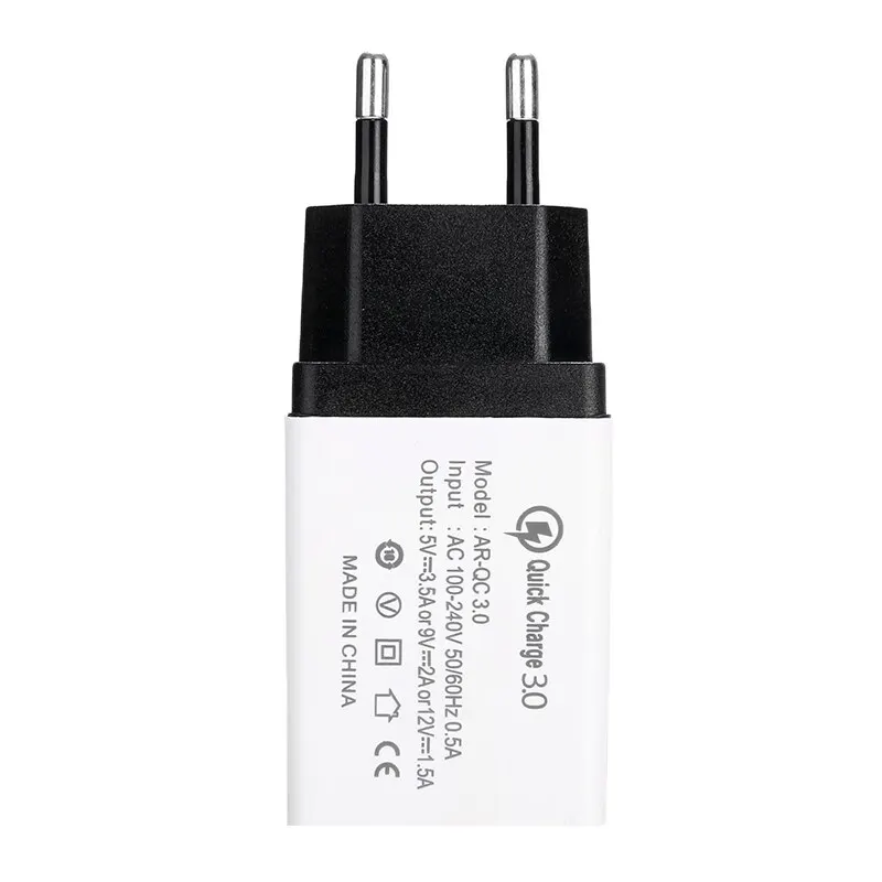 3 0 18 Вт быстрее Зарядное устройство USB ЕС плагин для настенного 4 раза умная ИС