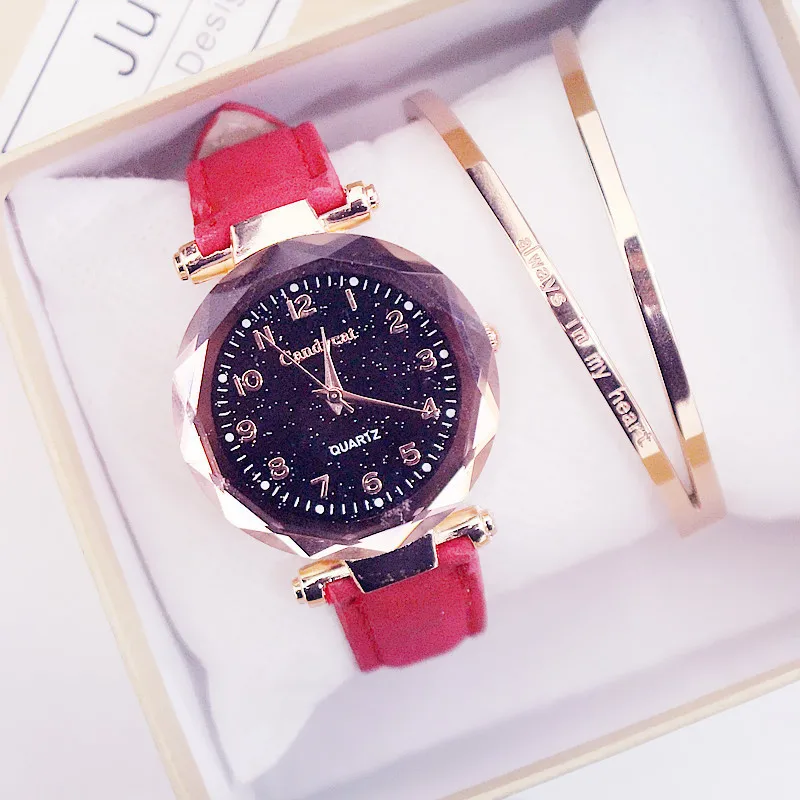 

Starry Sky Watch Fashion Women Watches Casual Ladies Watches Leather Band Quartz Wristwatches Clock Relogio Feminino reloj mujer