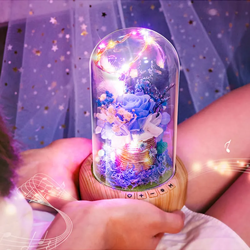 Горячая Bluetooth динамик желая стример бутылка украшение лампа друзья подарок на