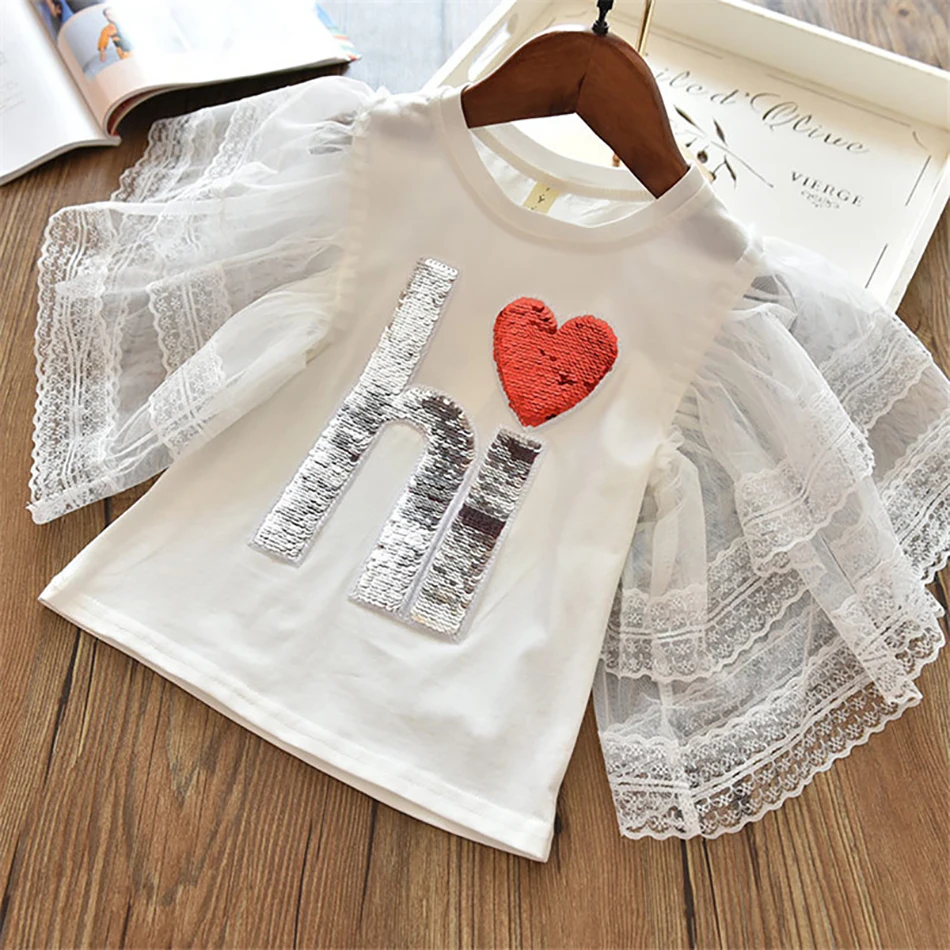 

Summer Tee for Girls 2-7T Cartoon Cute T Shirt Casual Fashion T Shirt Toddler Sofa Breathable Clothing Tee Flare Sleeve