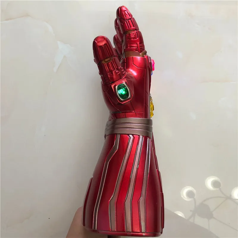 1: 1 4 Gauntlet Gloves War Light LED Action Figure Cosplay Prop Halloween Gift Children | Электроника