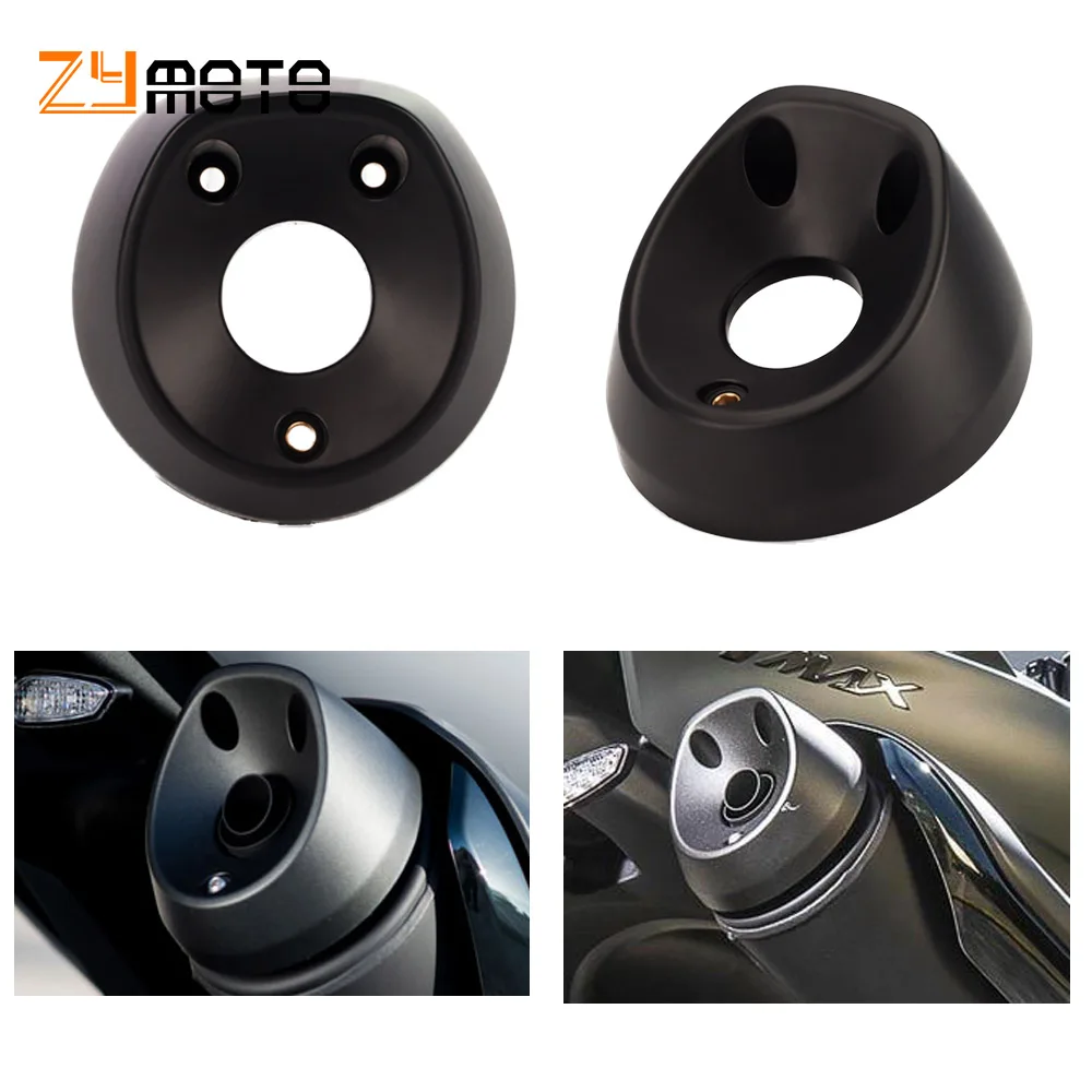 

2021 For Yamaha Tmax 560 TECH MAX TMAX 2020 Motorcycle Accessories pipe muffler Exhaust Tip Cover TMAX560 TECHMAX