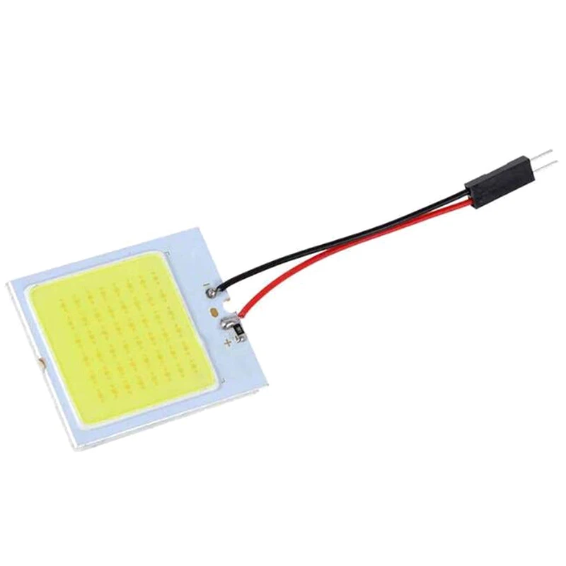 

4pcs 24 SMD COB LED T10 4W Universal Light Car Car License Plate Interior Reading Lamp Panel Lights Dome Lamp Bulb White