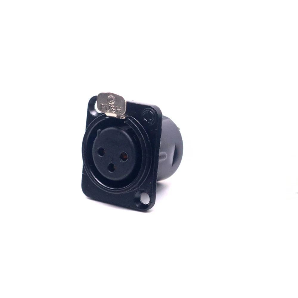 2 шт. NEUTRIK XLR Сделано в Китае мужские и женские шасси Панель гнездо для усилитель