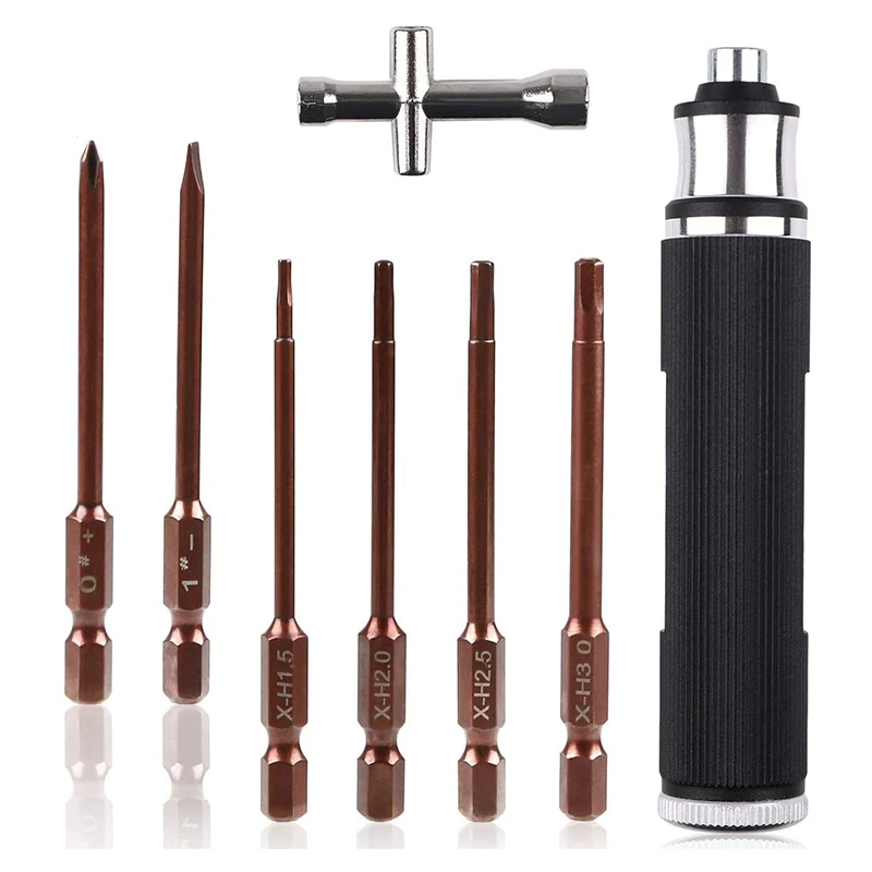 

RC инструменты комплект ремонтные отвертки набор 7 в 1 шестигранный ручной набор инструментов для автомобиля RC лодка Вертолет радиоуправляе...