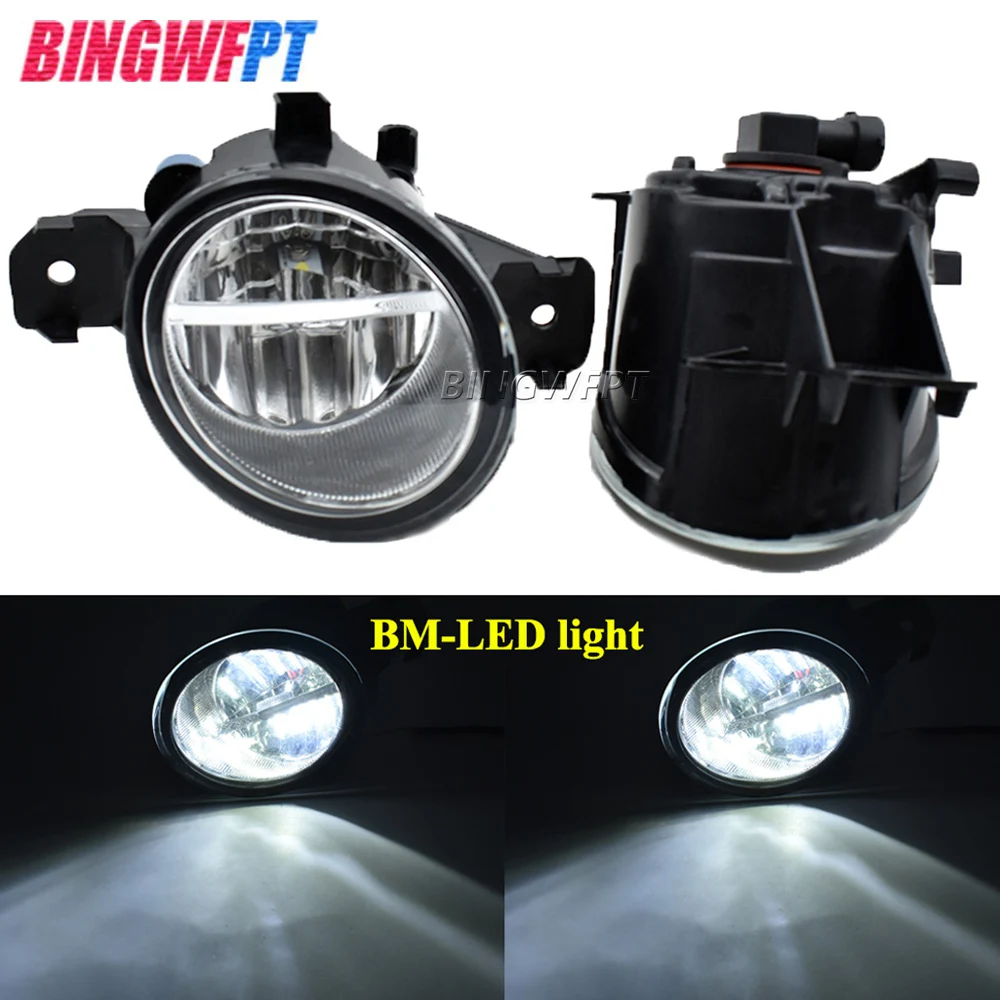 

2 шт., галогенные светодиодные противотуманные фасветильник для Renault Clio 2 3 Symbol Master Laguna Grand 1998-2015