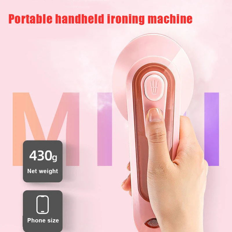 

1pc Newest Fast Heated Portable Travel Electric Iron Handheld Mini Electric Iron Small Household Electric Iron Garment