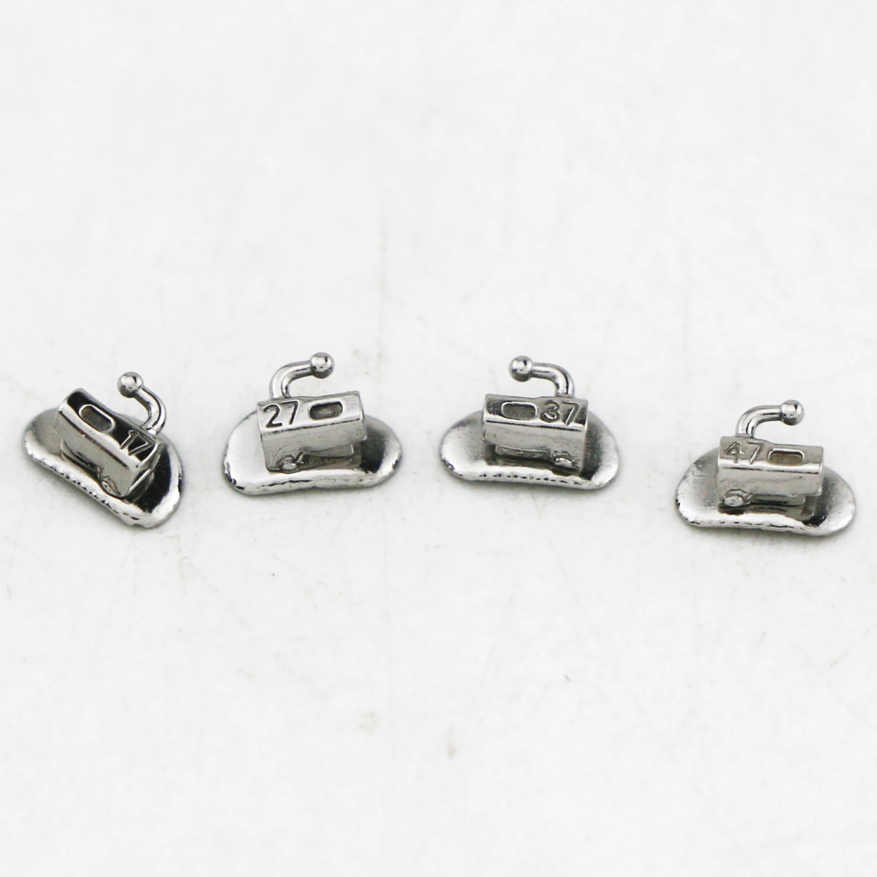 Dental Orthodontic Non-Conv Bondable Buccal Tubes ROTH 0.022 2nd Molar 80 pcs/20 Set