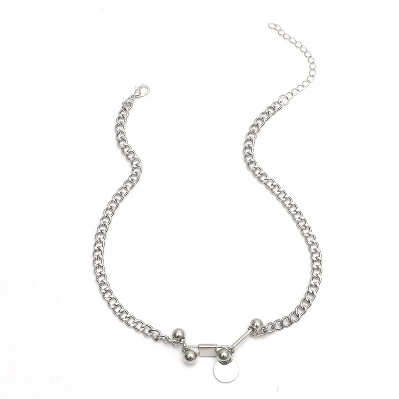 

Hip Hop Street Clavicle Necklace Fashion Simple Temperament Asymmetric Geometric Shape