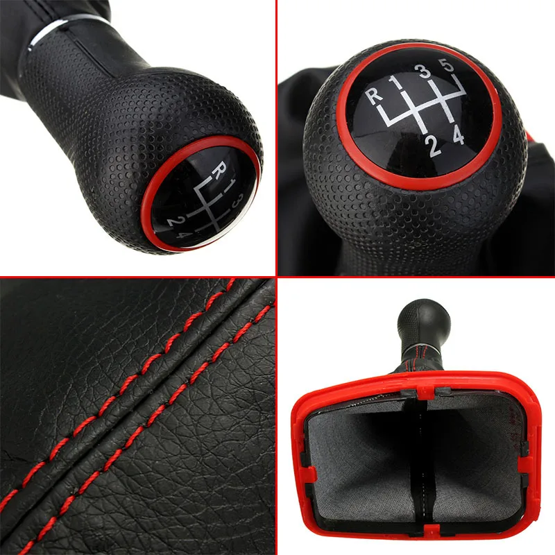 5/6 Скорость красная ручка переключения рулевого механизма автомобиля рычаг