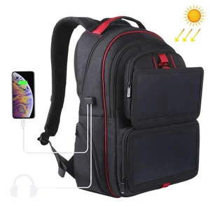 new camera bags laptop backpack shoulder bags with 14w solar panel usb charger for mobile phones tablets free global shipping