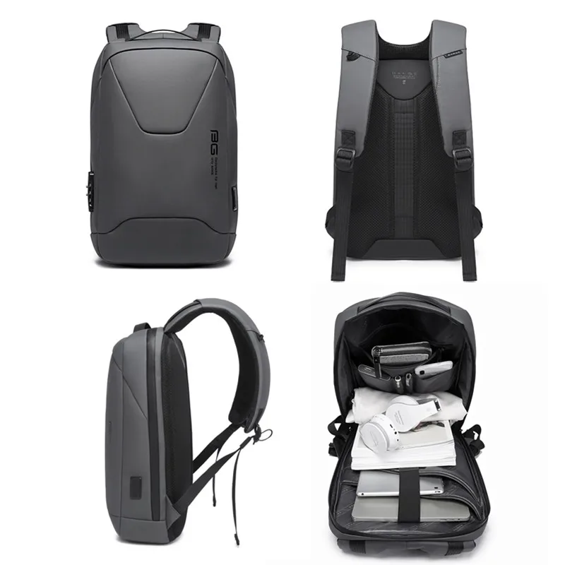 bange new men anti theft waterproof laptop backpack 15 6 inch daily work business backpack school back pack mochila for male free global shipping