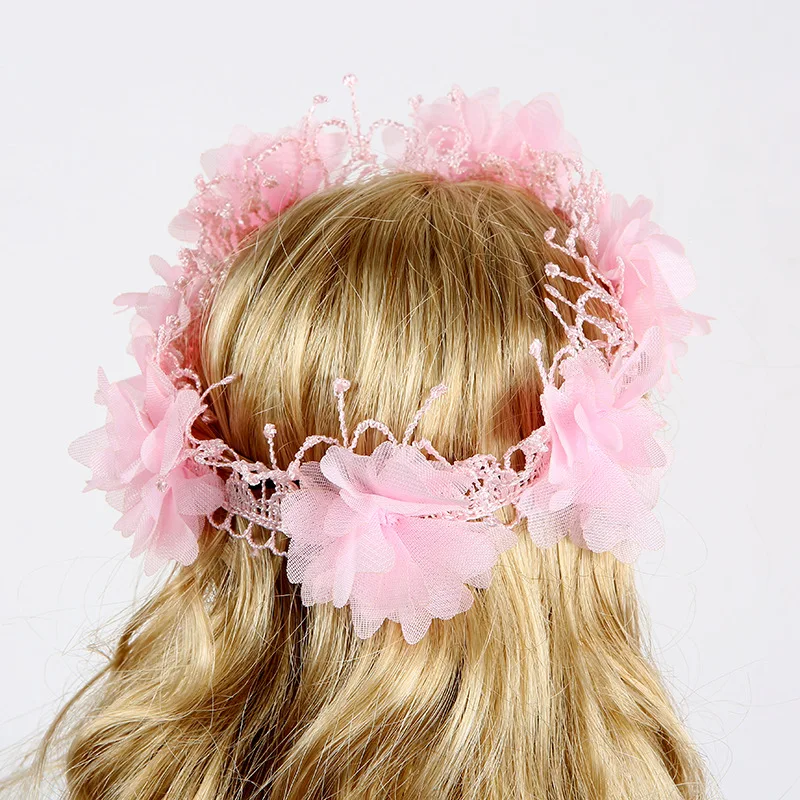 4 цвета головной убор цветок Кукла Одежда аксессуары Подходит для 18-дюймовой