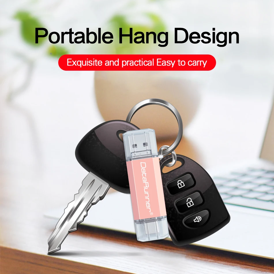 DataRunner OTG USB флеш-накопитель 3 в 1 type-C &amp Micro usb 0 16 ГБ 32 64 128 256 Гб флешки | Компьютеры и