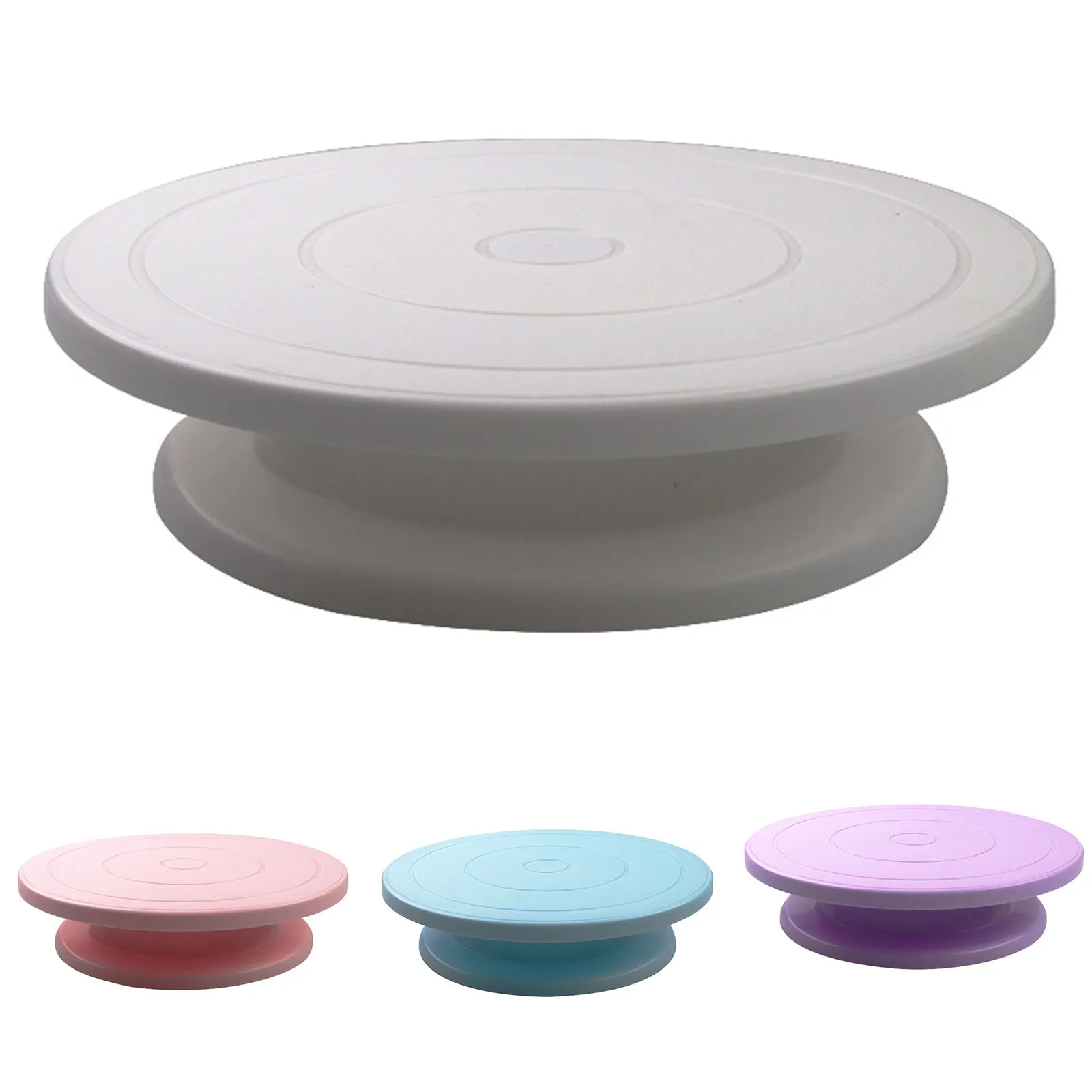 

DIY Cake Stand Baking Mold Turntable Rotating Base Cake Plastic Dough Knife Decorating Cream Cakes Stand set Cake Rotary tool