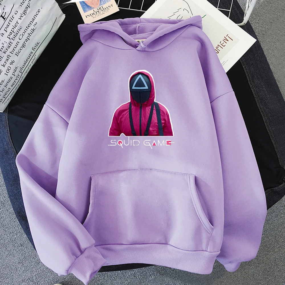 

Men's Women's Squid Hoodie Unisex Streetwear Hip Hop Harajuku Black Autumn Hoodie