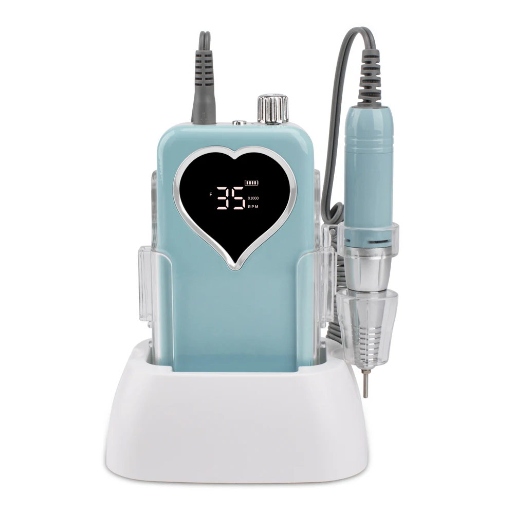 Профессиональная портативная настольная беспроводная пилка для маникюра и