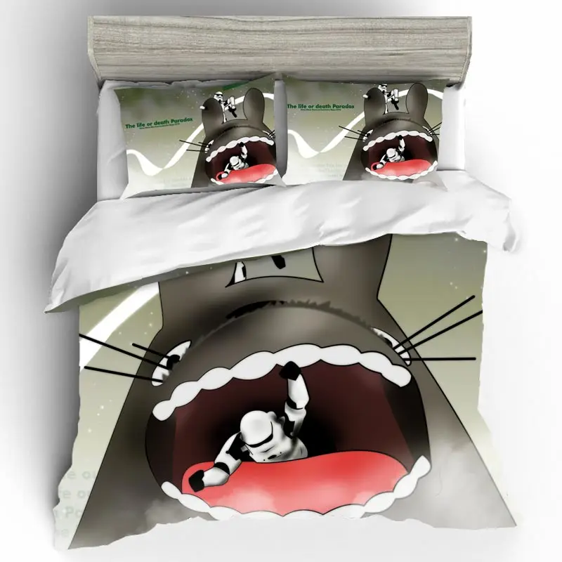 

Home Textiles Bed Linen Cotton Set Cartoon Qualified 3D Luxury Couple 3d King Size Bedding Set duvets sets Bed Linen