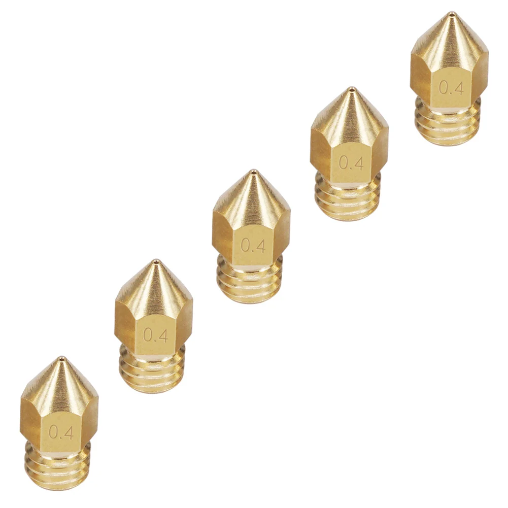 5 шт. 0 4 мм латунный Экструдер Насадка печатающая головка + шт 26 горло для MK8 MakerBot