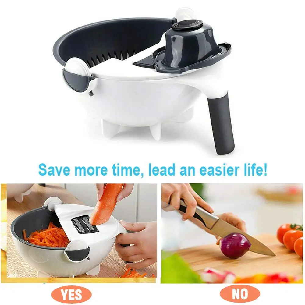 kitchen accessories Vegetable Cutter kitchen gadgets tools Capacity Rotary Chopper Slicer Household Potato Slicer Potato Chip